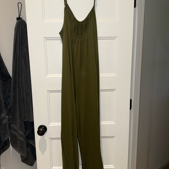 Pants - Olive Green Women's Jumpsuit